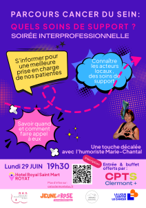 Affiche soirée cancer du sein